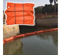 Floating Oil Boom, DIY Containment Solution for Waterways & Emergency Spills, Heavy-Duty Reusable Barrier for Effective Oil Spill Control
