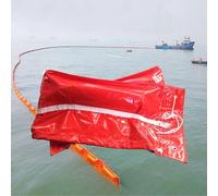 Floating Oil Boom, High Visibility Interception Barrier for Effective Oil Spill Control and Water Pollution Prevention in Lakes and Oceans