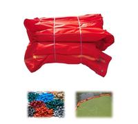 Floating Oil Containment Barrier for Marine and River Water Surface Debris Control, Heavy-Duty PVC Material for Customizable Flood Protection