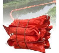 Floating Oil Containment Boom, PVC Flood Barrier for Ports and Rivers, 32.8FT, 59in Height, Emergency Spill Response