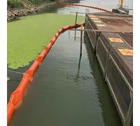 Floating Oil Containment Boom, Reusable Water Pollution Barrier for Aquatic Debris Control in Lakes and Oceans