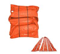 Floating Oil Containment Boom with Independent Air Chambers for Marine Docks and Ports