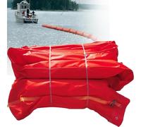 Floating Oil Spill Containment Barrier 10/20M Flood Defense DIY Flood Protection H60cm/23.6inch - L10m/32.8ft Effective Spill Control Solution