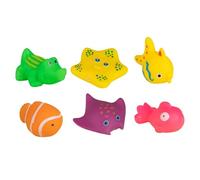 Floating Pet Toy - 6-Piece Pool Squeaky Toy for Cats and Puppies, Bath Play Accessories, Interactive Fun for Kittens, Water Toy Set for Indoor Swimming Exercises, Bathroom