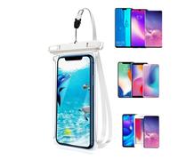 Floating Phone Pouch - Transparent Waterproof Mobile Cover With Sensitive Touchscreen | Submersible Dry Bag For Kayaking, Boating, Snorkeling, Swimming, Fishing, Beach, Pool, Travel Outdoor Sports
