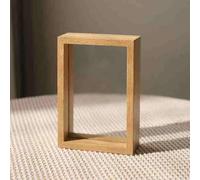 Floating Picture Frames, Floating Glass Frame Wood Photo Poster Display A4 Multicolor Multiple Sizes(Log Color,A4 [21 * 30cm])
