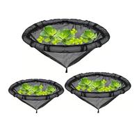 Floating Plant Barrier, 3PCS Pond Net - Round (17.7/23.6/31.5 Inch) Fish-Resistant Islands for Plants Protection, Utilisation intérieure