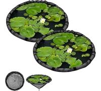 Floating Plant Barrier | Round Floating Flora Fish Barrier - 2 Pack, 45cm In Diameter, Fine Mesh, Prevent Fish From Eating, For Garden Pond Pond Decoration Home