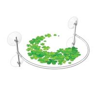 Floating Plant Corral - 12x5cm PVC, Aquarium Feeding Ring, Holder Accessory | Ideal For Fish Tank Organization, Pond Support, Water Flow Enhancement, Decoration, Small Care, Healthy Aquatic