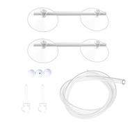 Floating Plant Net for Fish Tank - Silicone Divider, Suction Cup Holder | Run It 'Aquarium Multipurpose for Aquatic Plants, Intuitive Barrier for Shrimp, Betta, Guppy, Co