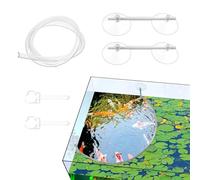 Floating Plant Pen - Fish Feeder Ring for Aquarium Accessories | Protects Floating Plants, Improves Water Clarity and Supports a Healthy Diet