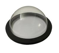 Floating Plant Ring, Dome Shape Floaters Corral, 5.91 Inches Prevents Water Current Disturbance, Keeps Plants and Food in Place, Aquarium Feeding Ring for Fish Tank Accessories Use