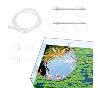Floating Plant Ring - Versatile Fish Feeding Ring | Protective Floating Plant Fence | Plannt Corral Suitable For Aquarium Plannt Management Fish Feeding Isolation Aquatic Habitat Use