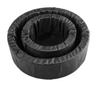 Floating Pond Planters for Aquatic Plants and Fish Shelter Crafted from Woven Fabric to Maintain Soil Moisture and Protect Plant Roots (L+S)