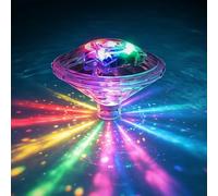 Floating Pool Led Tub Lights Lamp, 7 Modes Underwater Rechargeable Disco Light for Bath Disco Pond, Waterproof Hot Tub Lights for Swimming Pool Disco Fountain Bathing Pond and Party Decoration