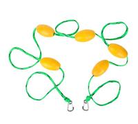 Floating Pool Line - Swimming Safety Gear, Outdoor Pool Accessories | 16.4ft Floating Divider Rope with Buoys, High Visibility Separator with Steel Clips for Pools, Beaches and Areas on