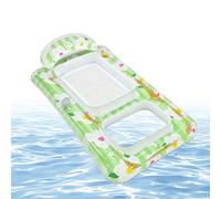 Floating Pool Lounger,Inflatable Pool Lounger With Drink Holder,Sunbathing Floating Bed - For Women And Men During Summer Days On The Beach, Outdoor Water Activities And Celebrations