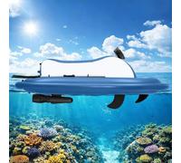 Floating Pool Motor Boat for 1-2 Persons, Water Propulsion Jet Ski, Dual-Fin Design, 10000/16000mAh Battery, 3-7 Km/H, Sea Diving Equipment for Adults