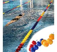 Floating Pool Safety Divider Rope - 43 FT Long Swimming Lane Line Easy to Install for Shallow Swimming Competitions Available in 10/15/20/25 M Options