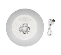 Floating Pool Speaker Shower Speaker IPX7 Floating Hot Tub Speaker Portable Pool Speaker with RGB Colorful Lights for Indoor and Outdoor Use