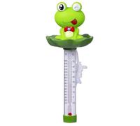 Floating Pool Temp Gauge - Accurate Water Heat Indicator, Clear Display Temperature Reader, Buoyant Monitoring Device, Rope For Pond Spa Cold Plunge Aquarium Home Indoor Outdoor Backyard Use