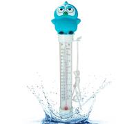 Floating Pool Temperature Gauge,Cute Animal Floating Large Easy Read Gauge with String | Fun Pool Accessories - for Pond Lake Beach Patio Garden Bath Aquarium Fish Tank Outdoor Indoor