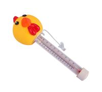 Floating Pool Thermometer - Adorable Chick Shape, Water Temperature Gauge | Spa Accessory, Yellow Bird Design Pond Floating Monitor | Kids Bathing Toy Sensor Measures 50°C for Hot Tubs Lakes Springs