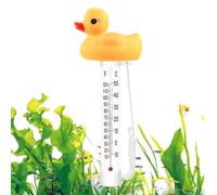 Floating Pool Thermometer, Easy Read Water Temperature Meter with Hanging Rope, Duck Octopus Floating Gauge for Spa Bathtub Aquarium Fish Tank Swimming Area | Durable ABS Accessory for Backyard Resort