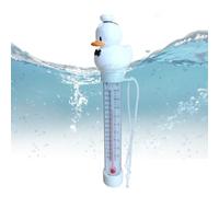Floating Pool Thermometer - Large Size Easy Read For Water Temperature With String | Duck Hot Tub Temperature Gauge,Easy Read Floating Measuring Device With String For Swimming Pool Pond Aquarium Bath