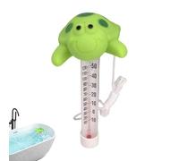 Floating Pool Thermometer, Large Size Temperature Tester with String, Easy to Read, Turtle Design Shatter Resistant Temperature Gauge for In/Outdoor Swimming Pools, Spas, Hot Tubs,Ice Bath & Aquariums