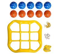 Floating Pool Toys - Funny Interactive Toss Games, Educational Water Play Set with High Visibility Rings, Outdoor Summer Vacation Gear, Beach Lake River Activity, Swimming Equipment for Boys Girls