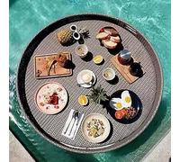 Floating Pool Tray Floating Serving Tray Round Swimming Pool Floats For Adults,Spas,Pool Parties,Floating Tray For Pool Serving Drinks,Floating Brunch,Food On The Water