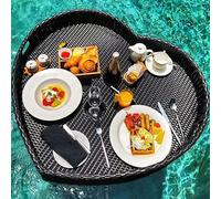 Floating Pool Tray Water Play Plate for Jacuzzi & Outdoor Gatherings - Perfect for Parties BBQs and Relaxing by the Pool