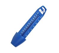 Floating Pool Water Thermometer with Dual Scale Display and Lanyard | Blue Plastic Body, Easy to Read Scale, for Spa Owners, Aquarium and Pond Water