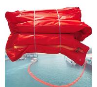 Floating PVC Oil Containment Barrier, Customizable Length for Marine Spill Control, Docks and Ports Protection, Intercepts Waterweed and Debris