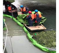 Floating PVC Oil Spill Booms for Water Surface Cleanup, Green Port/River Oil Containment Fences, Emergency Response Flood Barriers(90 cm (35 3/8"))