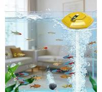 Floating & Rechargeable Bait Bucket Aerator, IPX7 Waterproof Floating Live Bait Aerator with Magnetic Charging,3000MAH Floatings Bubbler,Portable Oxygen Pump,Live Baits Transportation Pump (1pcs)