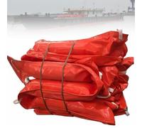 Floating River Waste Fencing, Oil Retention Ability Soft Fence, PVC Tube Barrier Flood Fencing for Outdoor Solid Floating Garbage Fence Reusable Water Diversion Barrier 0.9 * 10M
