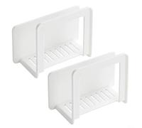 Floating Router Shelf Wall Mounted WLAN Rack Made of Waterproof Wood Plastic Composite for Storing Routers Set Top Boxes Cables and Gaming Consoles in Home or Office(2PACK)