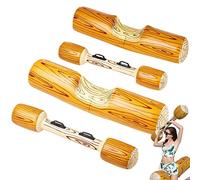 Floating Row Toys - Aerated Battle Log Rafts Pool Floats | Float Toys Outdoor Games Water Toys Wood Grain Pool Games Water Sports for 4 Players