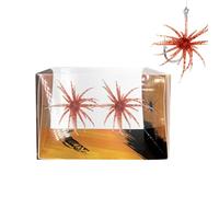 Floating Sea Urchin Bait, Soft Bait, Pack of 2, Floating Realistic Soft Silicone Fish Assembly, Fuzzy Cube Bait, for Fishing on Holidays at the Lake, Flat Jigging, Trolling, Ejecting, Freshwater Salt