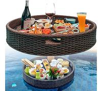 Floating Serving Tray for Pool Suitable for Drin Food & Water Entertainment Waterproof Design Ideal for Summer Parties & Outdoor Gatherings