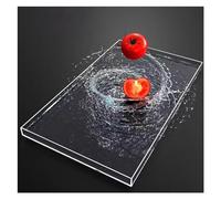 Floating Shallow Water Tank,Floating Product Advertising Shooting Photo Props,Creative Cosmetic Shooting Tray,Acrylic Shallow Water Tank for Photography Storage Display (Color : Clear, Size : 60x50x