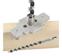 Floating Shelf Bracket Dowel Jig Kit with 1/2" x 9" Drill Bit, Self Centering Straight Hole Drill Guide for Installing Floating Shelf Hidden Bracket 1/2" X 6", 1/2" X 8"