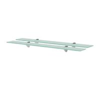 vidaXL Floating Shelf Glass 80x20 cm 8 mm