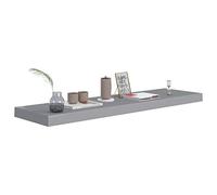 Floating Shelf for Bedroom Decor Wall-Mounted Storage with Invisible Brackets Stylish for Living Room Bathroom Kitchen Office - Gray