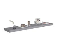 Floating Shelf for Bedroom Decor Wall Mounted with Invisible Brackets Storage Solution for Living Room Bathroom Kitchen Office - Gray Color