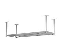 Floating Shelf for Kitchen and Bar, Stainless Steel 1/2 Tiers Ceiling Hanger for Cookware and Plant Display, Space-Saving Storage Solution