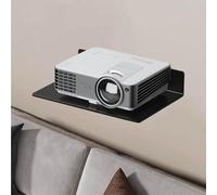 Floating shelf for projector，Projector wall mount - Holds up to DVD Component Shelf - Perfect for Projector, WiFi Router, Game Console and Cable Box, Speaker Wall Mount (Black)