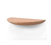 Floating Shelf Hanging Wall DecorDecorative Shelves Display Ledge Storage Rack Semi Circle Shelf Easy To Install Shelves Storage Shelf For Office Living Room Bedroom ( Color : Wood color , Size : C )